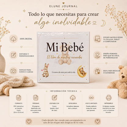 Journal de Recuerdos Mamá y Bebé